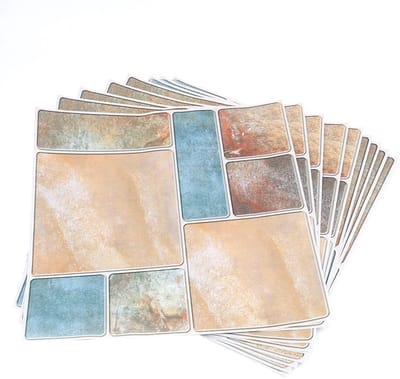 Dailygoods- Muursticker Waterdicht - Tegelstickers 30x30 cm - Verwijderbaar - PVC - Decoratie Woonkamer/Keuken/Badkamer - Eenvoudig aan te brengen