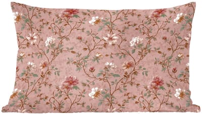 Sierkussens - Kussentjes Woonkamer - 60x40 cm - Botanisch - Bloemen - Roze
