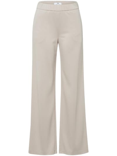 Jersey broek pasvorm Cornelia Van Peter Hahn beige