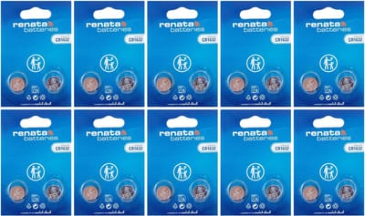 Renata - Knoopcel batterijen - CR1632 - Lithium - 3V - 20 stuks