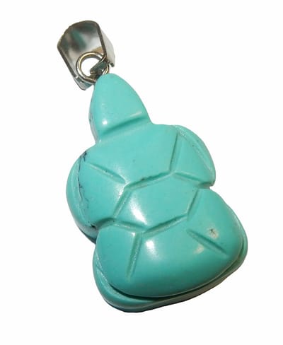 Schildpad Hanger Turkoois