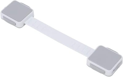 2 Stuks Anti-Clip Beveiligingssloten voor Laden, Kasten en Deuren - Veiligheidsslot voor Thuisgebruik (Grijs)
