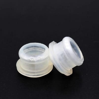 2 stuks Versnellingsbak Schakelhendel Bus Kit voor Volkswagen Bora,, Golf MK4, Jetta MK2 - Duurzame Rubberen Huls & Pad Set 2pc white