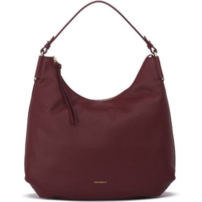 COCCINELLE Leren schoudertas Rebekka Handbag Grained Leather Ribes (rood)paars