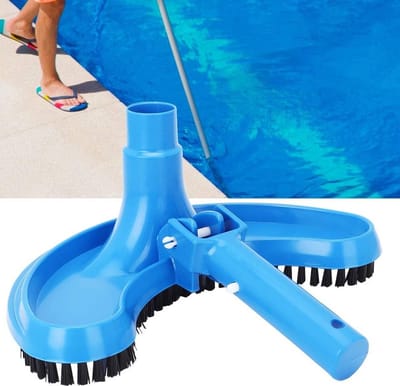 Suction borstel voor zwembadreiniging, halve maan zuigkop, schoonmaakborstel voor spa en hotelzwembaden