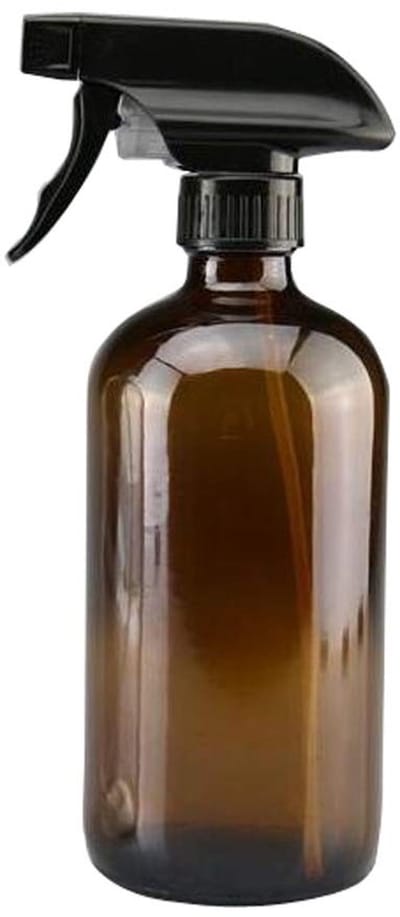 Dailygoody - Bruine glazen spuitfles - Navulbare fles - 500 ml - Verstuiver - Duurzaam gebruik - Perfect voor etherische oliën - Geschikt voor haarver.
