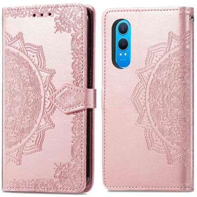 imoshion Hoesje - Geschikt voor OnePlus Nord CE 4 Lite 5G - Mandala Bookcase - Rosé Goud