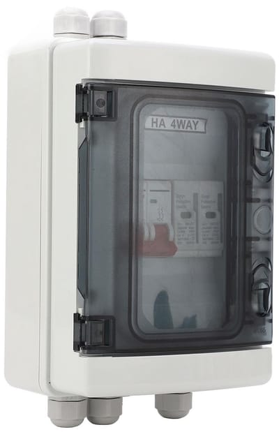Allecto - 500 V fotovoltaïsche gelijkstroom combinatiekast - Ip65