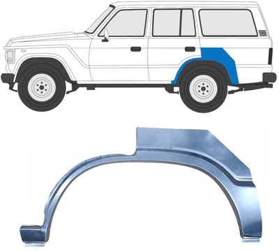 Reparatiepaneel achterspatbord voor Toyota Land Cruiser J60 1980-1990 / Links