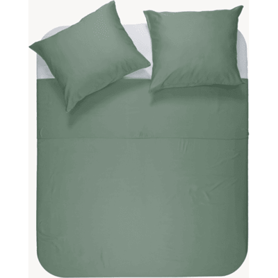 Primaviera DeLuxe Dekbedovertrek Uni Bamboe Groen - Tweepersoons 200 x 200/220 cm + 2 kussenslopen