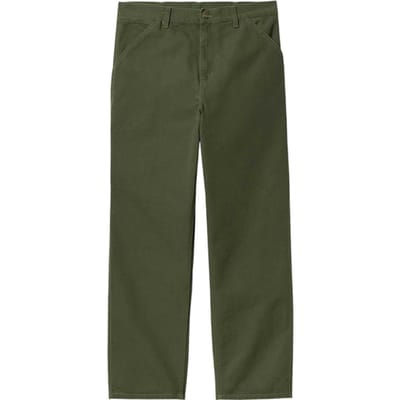 Carhartt Wip Single Knee Broek Groen