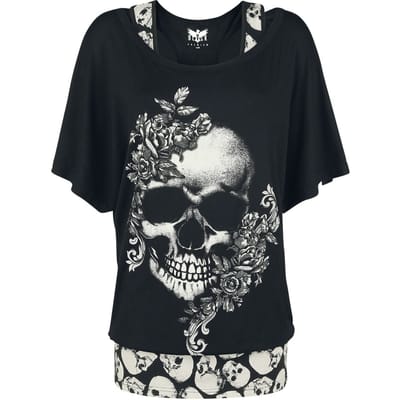 Black Premium by EMP T-shirt - When The Heart Rules The Mind - S tot XXL - voor Vrouwen - zwart