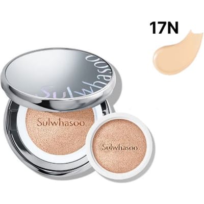 Sulwhasoo Perfecting Cushion Airy (Hoofdset + 1 navulset) 15g*2 (SPF50+ / PA+++) 17N1