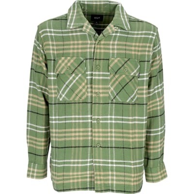 Westridge geweven overhemd Avocado herenshirt met lange mouwen