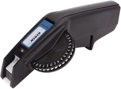 Store_8 - Embossing-labelmaker - Handmatige Labelprinter - Duidelijke Afdrukken - Duurzaam ABS-materiaal - Hoge Scherpte - Geschikt voor 1610 - 6mm...
