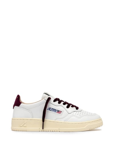 Lage Sneakers Autry Medalist Low Leather W - Velvet Logo/Fig