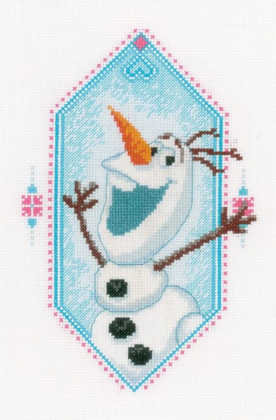 Vervaco - Telpakket kit - Disney I'm Olaf - PN-0167298 - Borduren - Borduurpakket - Borduurpakket volwassenen