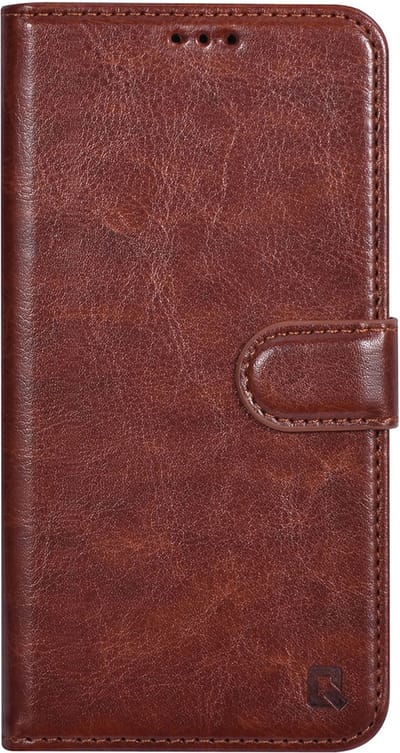 Multimedia & Accessoires PU Lederen Premium Protective Book Case Hoesje geschikt voor Apple iPhone 15 Pro Max – Bruin - Portemonnee – Met Stand – Kaarthouder – Pasjes Houder – 3 Pasjes - Magneet Sluiting – Bookcase