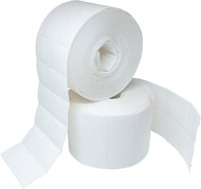 Cellulose doekjes - Pluisvrije pads - Nagelverzorging - Zeer absorberend - 1000 stuks - Wit