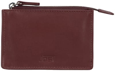 JOST Leren sleutelgeval kaarthouder Arva Card & Key Wallet Wine wijnrood