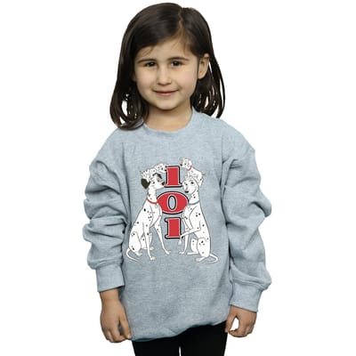 Disney Meisjes 101 Dalmatiërs Familie Sweatshirt (Sportgrijs)
