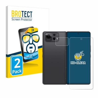 BROTECT - Screenprotector voor ASUS ZenFone 12 Ultra (Voor+Camera) - Folie Beschermfolie transparant 2 Stuks