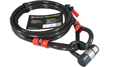 DoubleLock Cable Lock Beast Art