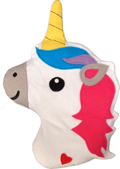 Bitten Warmteknuffel / warmtekussen Eenhoorn 30 cm - magnetronknuffel – Warmtekussen Bitten - warmie eenhoorn - knuffelkussen eenhoorn