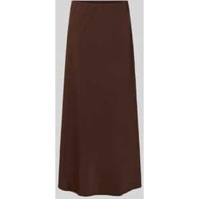 Uitlopende maxi-rok met elastische band model 'FRANAN'