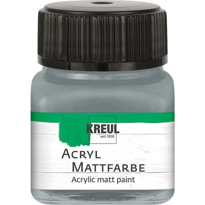 KREUL acryl matte verf, 20 ml - Blauwgrijs