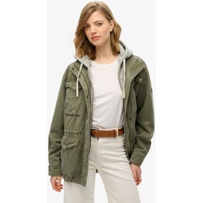 Damesjack met capuchon Superdry Military