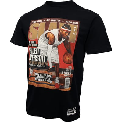 Mitchell And Ness NBA Philadelphia 76ers Iverson Slam T-shirt Zwart
