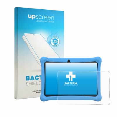 upscreen - Screenprotector voor Menghu Kids Tablet 10.1" - Folie Beschermfolie transparant antibacterieel