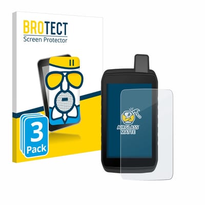 BROTECT - Screenprotector voor Garmin Montana 710 - Folie Beschermfolie Beschermglas matte 3 Stuks