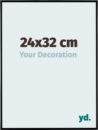 Your Decoration - Fotolijst 24x32 cm - Kunststof - Zwart Mat - Evry