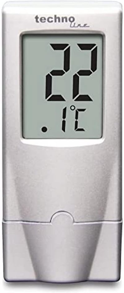 Temperatuur Station - Weerstation Binnen - Binnen Klimaat - Draadloze Sensor - 38 x 15 x 89 cm - Zilver
