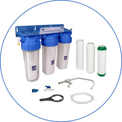 Aquafilter 3-Staps KraanWater Filtratie Systeem Waterfilter