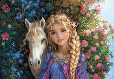 Castorland puzzel prinses paard 1500 stukjes puzzel speelgoed.