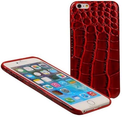BackCover Hoesje Color Telefoonhoesje - Hoesje Geschikt voor iPhone 6 / iPhone 6S - Rood
