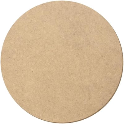 MDF houten schijf cirkels - decoratie knutselen 3-50 cm, verpakking met: 10 stuks, breedte: 12 cm breed
