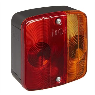 ProPlus Achterlicht aanhanger - 4 functies - 98 x 104 mm - excl. gloeilampjes