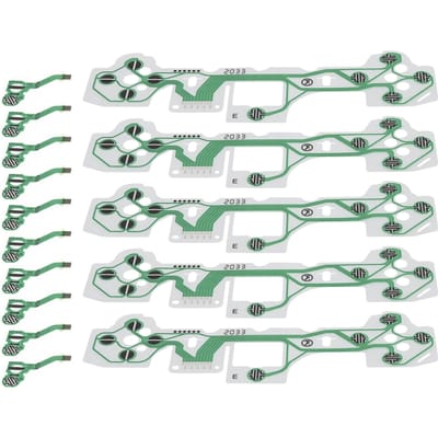 5 Sets Flexibele Platte Kabel FPC Flexibele Kabel Vervangingsonderdeel Accessoire voor PS5 Gamepad Handvat white
