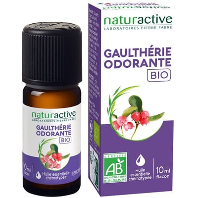 Naturactive Etherische Olie van Wintergroen (Gaultheria Fragrantissima Wall.) Biologisch 10 ml