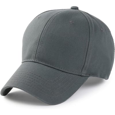 Oversized Grote Maat Petten voor Man Unisex XXL 65cm 70cm Huidvriendelijke 100% Katoenen Petten voor Mannen Vrouwen Gorros Extra Grote Maat Golfpet 67-70cm grijze kleur