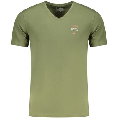 Aeronautica Militare Groene Katoenen Heren T-Shirt