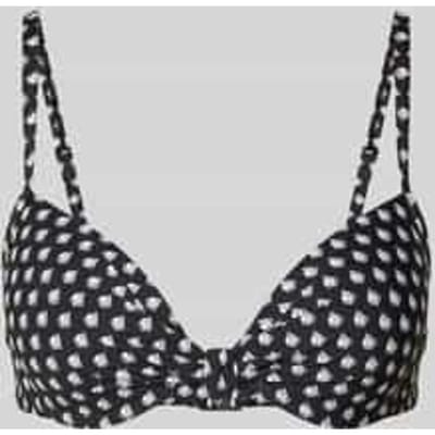 Bikinitop met all-over motief