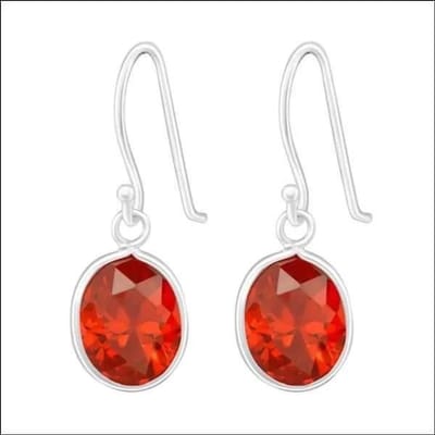 Aramat Jewels | Oorhangers | 925 Zilveren Kinder Oorbellen Oranje Zirkonia 8mm - Meisje Oorstekers | | | |10mm | Zilver | Kinderen | Verkleurd niet