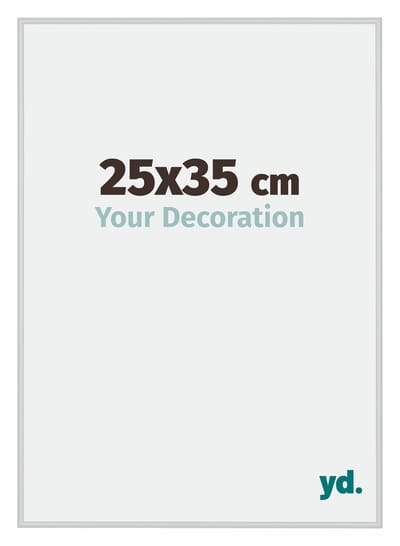 Your Decoration - Fotolijst 25x35 cm - Aluminium - Zilver Mat - Miami