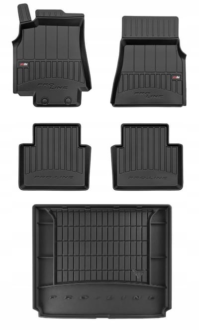 FROGUM ProLine Mercedes-Benz B-Klasse W245 – Automatten & kofferbakmat – Perfecte pasvorm – Versterkte bescherming – Geurloos TPE