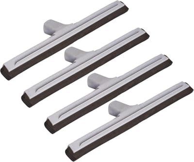 Novaliv 4X badkamerwisser douche kunststof 43cm I waterwisser schuif voor vloer waterwisser terras vloer I badkamerwisser doucheXXL brede tegels I wisser raam professioneel